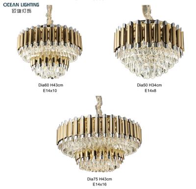 China Home Lighting EUROPEAN Crystal Pendant Lights Luxury Decor Glass Chandelier for sale