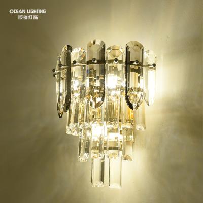 China Zhongshan Fixtuer Bedroom Crystal Wall Lamps Indoor Modern Luxury Nordic Chandelier LED Corner Wall Lamp for sale