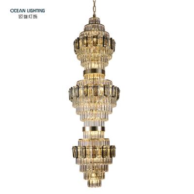 China Traditional Home Lighting Luxury Pendant Light Crystal Chandelier Indoor Decoration Lamp for sale