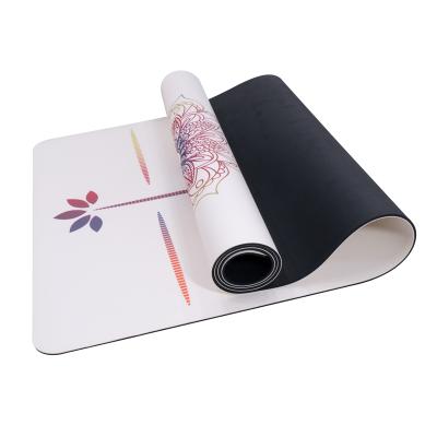 China Poly Bag+Carton Print Yoga Mat Pu Natural Rubber Non Slip Printing Logo Private Label Custom Yoga Mat for sale