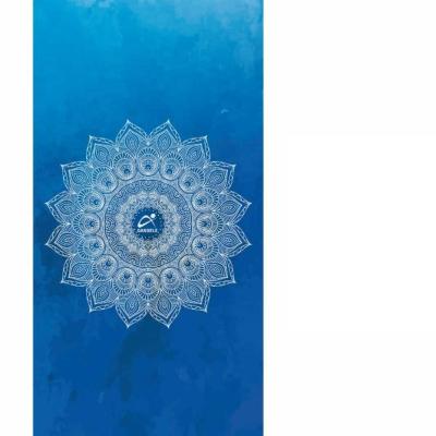 China SWEDEN custom printed suede anti-slip material rubber yoga mat customized printing yoga mat fitness suede mat for sale