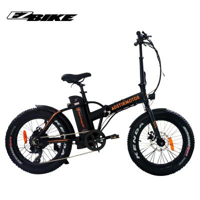 China AOSTIRMOTOR Aluminum Alloy Folding Electric Bike Motor Electric Bicycle Motor Fast Shipping USA Warehouse Long Stroke 500W for sale