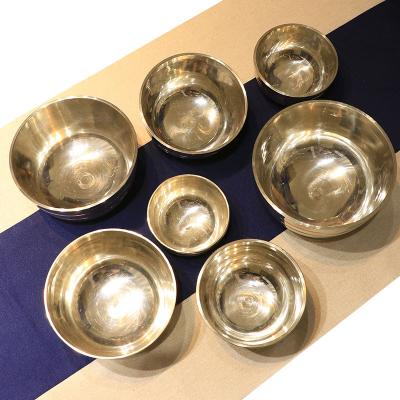 China Tibetan singing bowl from Nepal set useful for meditation, yoga and relaxation for sale