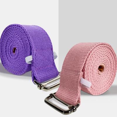 China Yoga Strap Stretch Bands, 4/6/10/14 Foot Options With Extra Safe Adjustable D-Ring Buckle U-LS2007 for sale