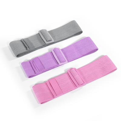 China Polyester Fabric Adjustable Resistance Hip Loop Bands for Booty, Legs and Butt, Home Fitness, Strength Training for sale