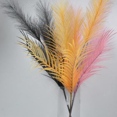 China Silk Feather Flower Wall Hanging Feather Artificial Birds Hanging Flower Wall for sale