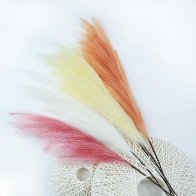 China High Quality Natural Touch Decoration Pampas Grass Artificial Weeding Colorful Style for sale