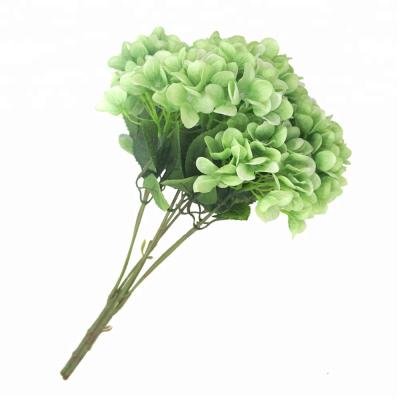 China Natural Wholesale Touch Hydrangea Artificial Flower For Wedding Decoration for sale