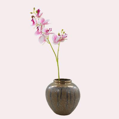 China Natural Touch Lusia Butterfly Orchid Flower Artificial Phalaenopsis 3D Printing High Quality Artificial Flower For Hotel Decor for sale