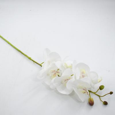 China Touch Lusia Artificial Flower Natural Best Selling 2019 3D Printing 7 Flower Head Long Lasting Butterfly Orchid for sale