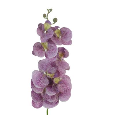 China 9 Head Decoration Orchid Artificial Flower For Wedding Decoration for sale