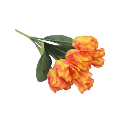 China Real Touch Natural Touch Tabletop Artificial Flower Plastic Tulip for sale