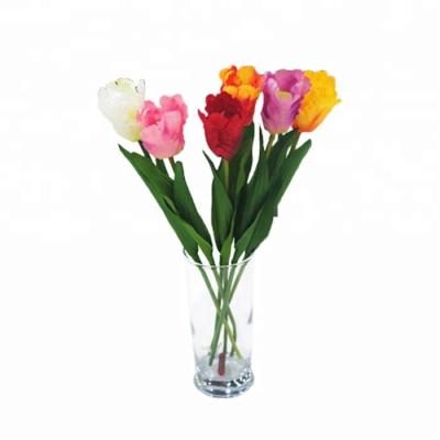 China Natual Touch Tulip Artificial Flower Tulip Flower For Wreath Funeral Flower for sale