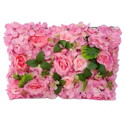 China Beautiful colorful hot sale lusiaflower high quality silk flower wall for decoration for sale