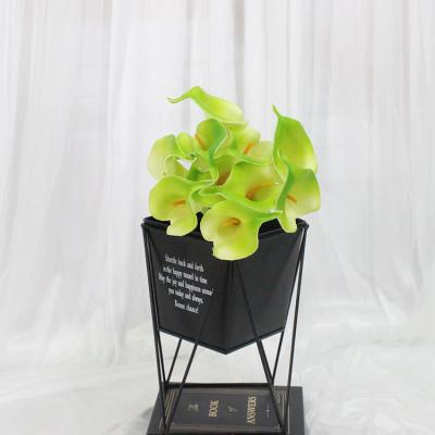 China Real PU Calla Lily Touch Flower Artificial Calla Lily Flower For Wedding Home Decorate for sale