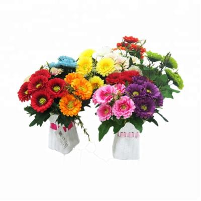 China Natual Touch Real Touch Chrysanthemum White Artificial Flower for sale