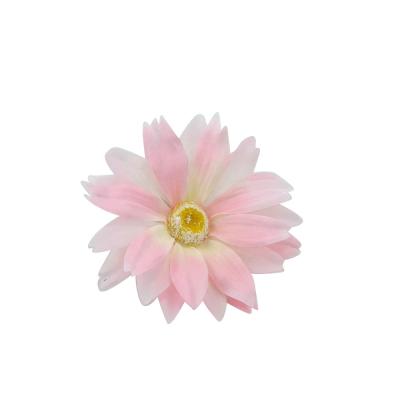 China Flower Head Bands For Women Tianjin Lusia Sunflower Dahlia Artificial Flower Head For Flower Wall Home Decor for sale