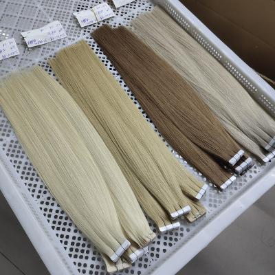 China Factory Price Wholesale Silky Straight Wave Hair Extensions Tape On Hair Extensions Natural Hair for sale