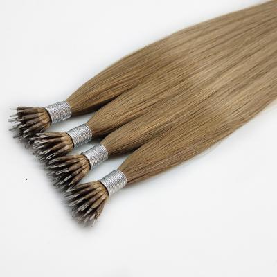 China Manufacturer Custom Wholesale Price Silky Straight Natural Double Ended Hair Double Tip Nano Wave Link Hair Extension for sale