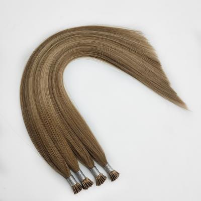 China Silky Straight Wave Pre Bonded Real Hair 1g/strand Double Pulled Remy Hair Extensions Keratin Hair Extension Indian I Raw Tip for sale