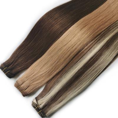 China Factory Wholesale Double Drawn Wave Silky Straight Raw Virgin Remy Hair Weave Cuticle Aligned Hair Extensions for sale