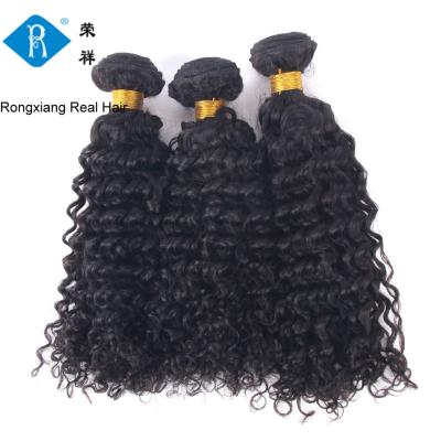 China Deep Wave Raw Cuticle Aligned Virgin Hair Bundles No Mix Animal Hair Natural Color Deep Wave Bundle for sale