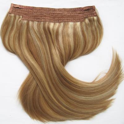 China Factory Real Hair Manufacturer Halo Ins. Certified Natural Silky Straight Wave 100 Remy Human Hair Extensions for sale