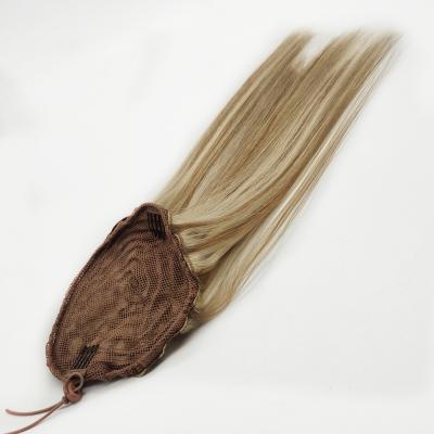 China New Arrival 100 Silky Straight Wave Drawstring Natural Human Remy Hair Ponytail Supplier for sale