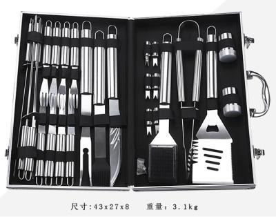 China Easily Cleaned Picnicstainless Steel Door BBQ Fork Tool Kit for sale