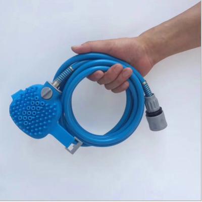 China DETACHED Dog Shower For Dog Shower Brush Keep Stabilized Dog Pet Artifact Feeds for sale