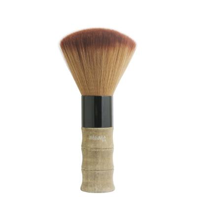 China Shaving Brush Lengthen Hairdressing Wooden Neck Powder Brush Barber Clean Handle Makeup Brush for sale