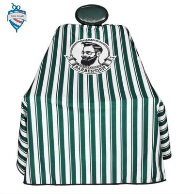 China Newest Hair Salon Barber Shop Cutting Cape Printed Barber Capes Hairdressing Capes Hair Apron Factory for sale