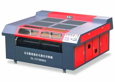 China Automatic Shoes Laser Cutting Machine , 300W CO2 CNC Laser Engraver For Soft Material for sale