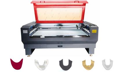 China 120W / 180W Leather Laser Cutting Machine With Odor Control System For Shoe Upper for sale