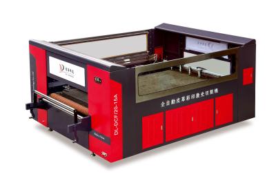 China Leather Laser Cutting Machine With Digital Multi Color Printing Function for sale