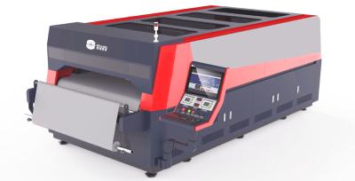 Chine Laser d'empeigne de chaussure découpant la machine automatique d'imprimante types de 300 watts 5 d'encre facultatifs à vendre