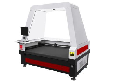 China 180W Textile Fabric Laser Cutting Machine , Biaxial Asynchronous CNC Laser Engraver for sale