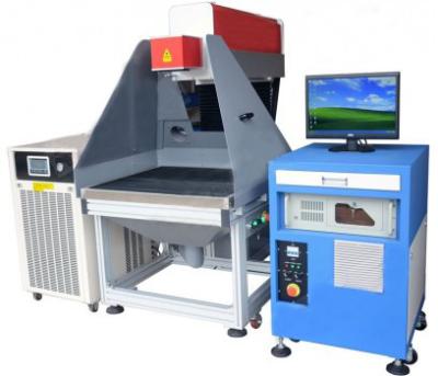 China Leather / Cloth / Bamboo / Paper 3D Laser Marking Device 180 W for sale