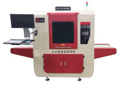 China Small Screen Printing Leather Marker Automatic Smart Vamp Marking Line Machine for sale