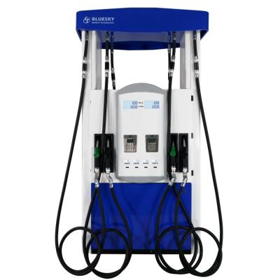 China Guaranteed quality Bluesky 8 hoses gasoline fuel pump dispenser for sale 1300*740*2300mm for sale