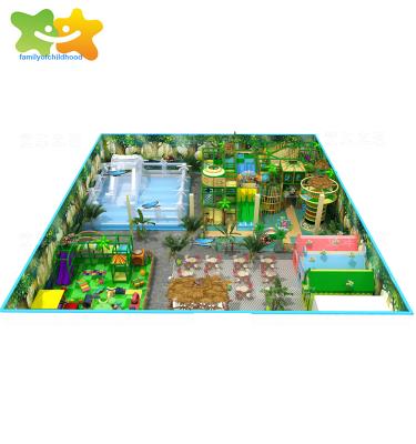 China Imported from South Korea LLDPE jungle theme kids playground toys kids the playground game for commerical mall for sale