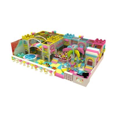 China Stimulate Adventurous Multifunctional Candy Theme Children's Commercial Indoor Playground Equipment for sale