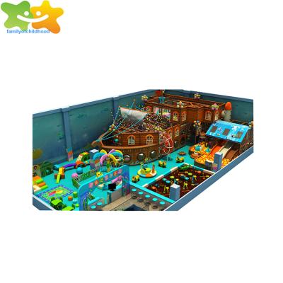 China Amusement Park Kids Soft Pirate Ship Maze Playground For Sale for sale