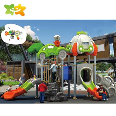 China Outdoor Playground Amusement Park Playground Toys Plastic Kids Slides Outdoor Playground Equipment for sale