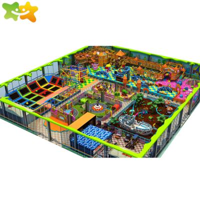 China Imported from South Korea new style LLDPE children's commercial soft air used playground sets equipment slide indoor playground for sale