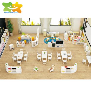 China Kindergarten Furniture Classroom Children Furniture Plastic Study Kids Table And Chair for sale