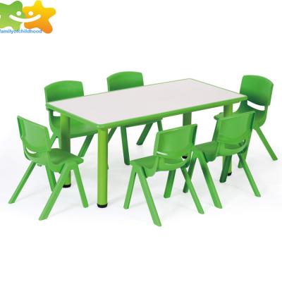 China Customerized kindergartenl kids furniture plastic tables and chairs for sale for sale