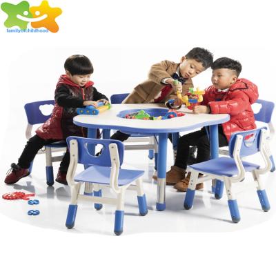 China Customerized School Furniture Plastic Tables And Chairs Set Wholesale For Sale for sale