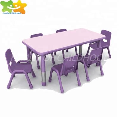 China Customerized wholesale preschool plastic table and chairs set furniture for sale for sale