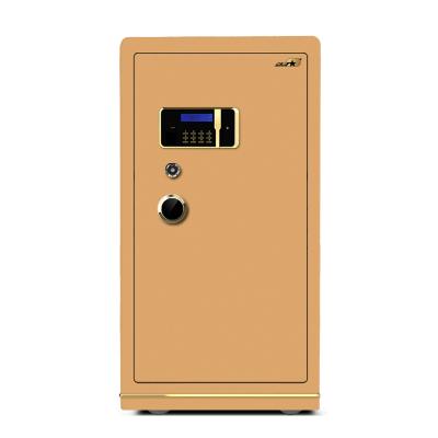 China Kaer Big Glod Digital Bank Office Hotel Box Safe Box Keypad Screen Home Safe Box Security For Hotel Office White Electronic Gold Lock BGX-100G at home for sale